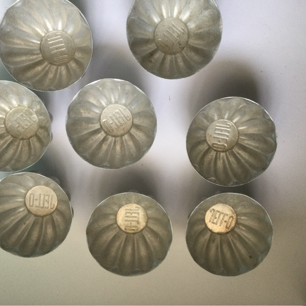 Jello Molds tin 8